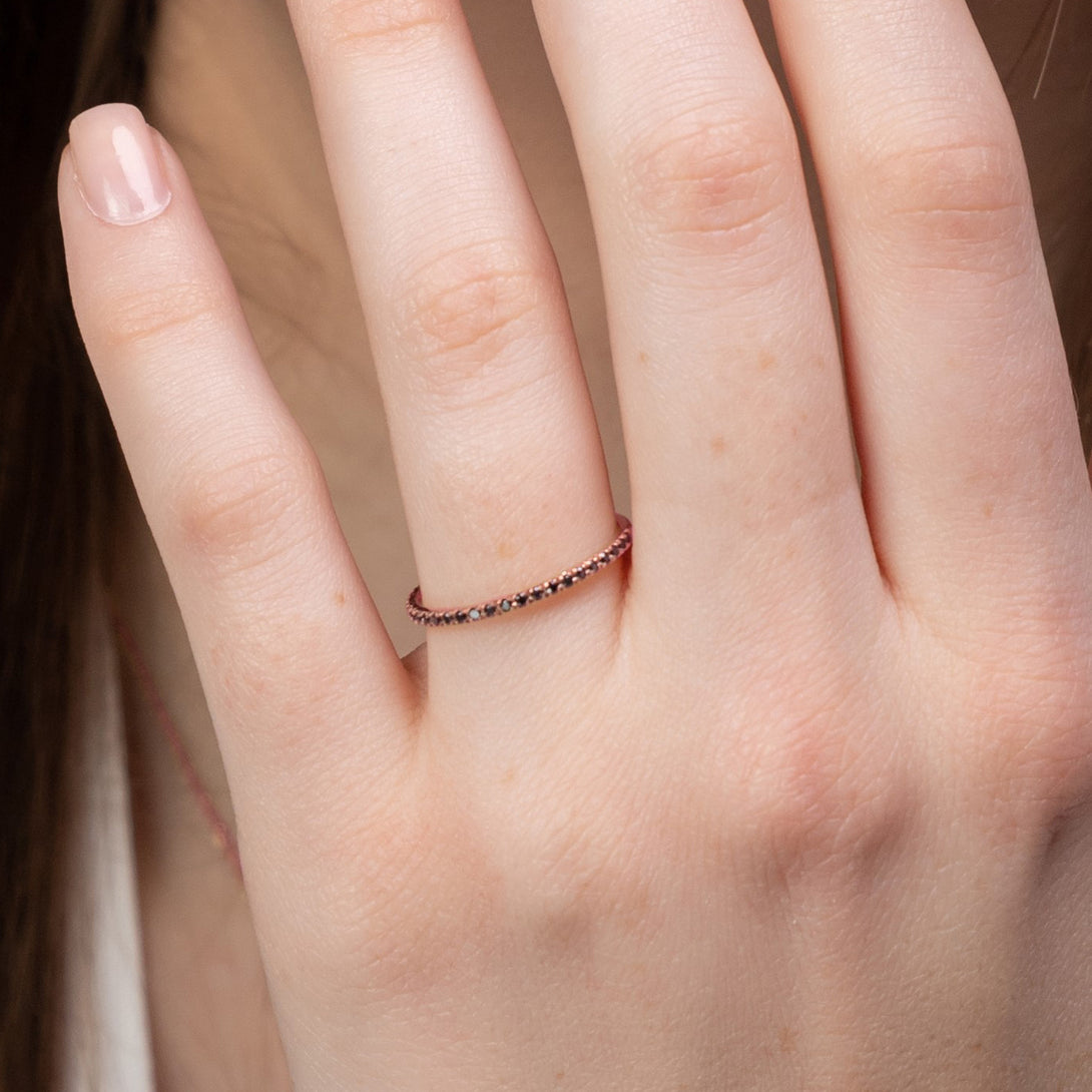 Complete Emerald Eternity Band - Naomi No. 5
